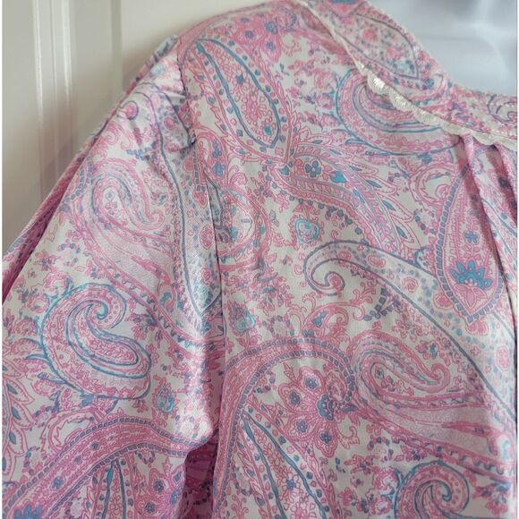 MISS ELAINE Long Sleeve Nightgown - Picture 3 of 11